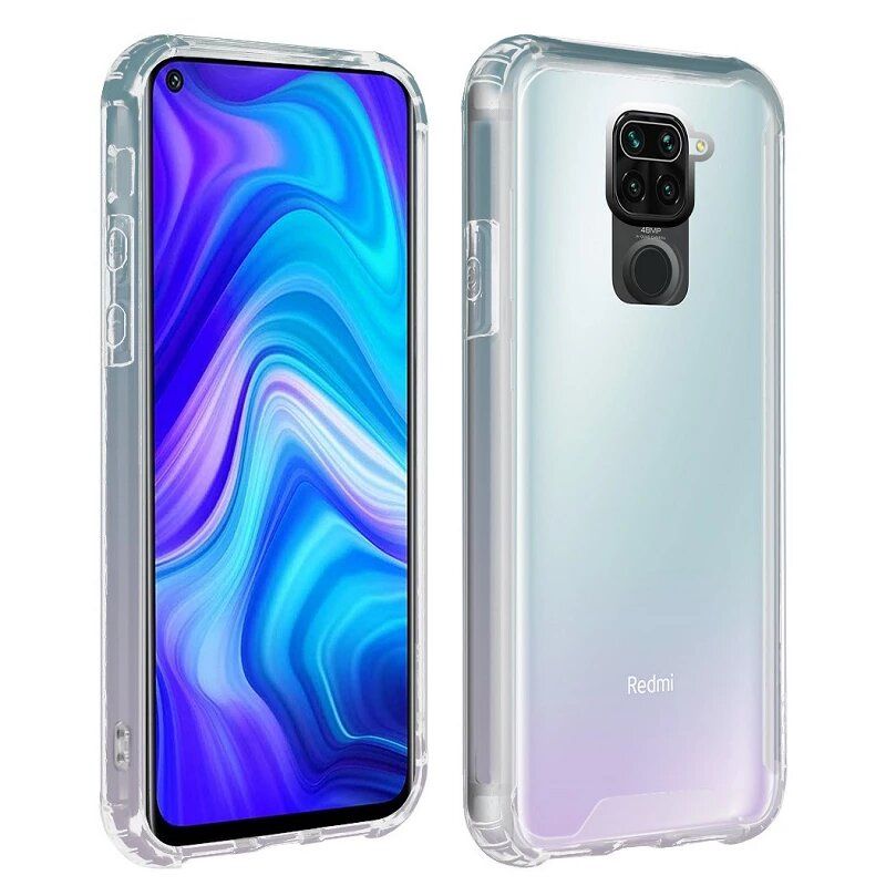 Funda compatible con XIAOMI REDMI NOTE 9 / REDMI 10X Silicona transparente Premium reforzada