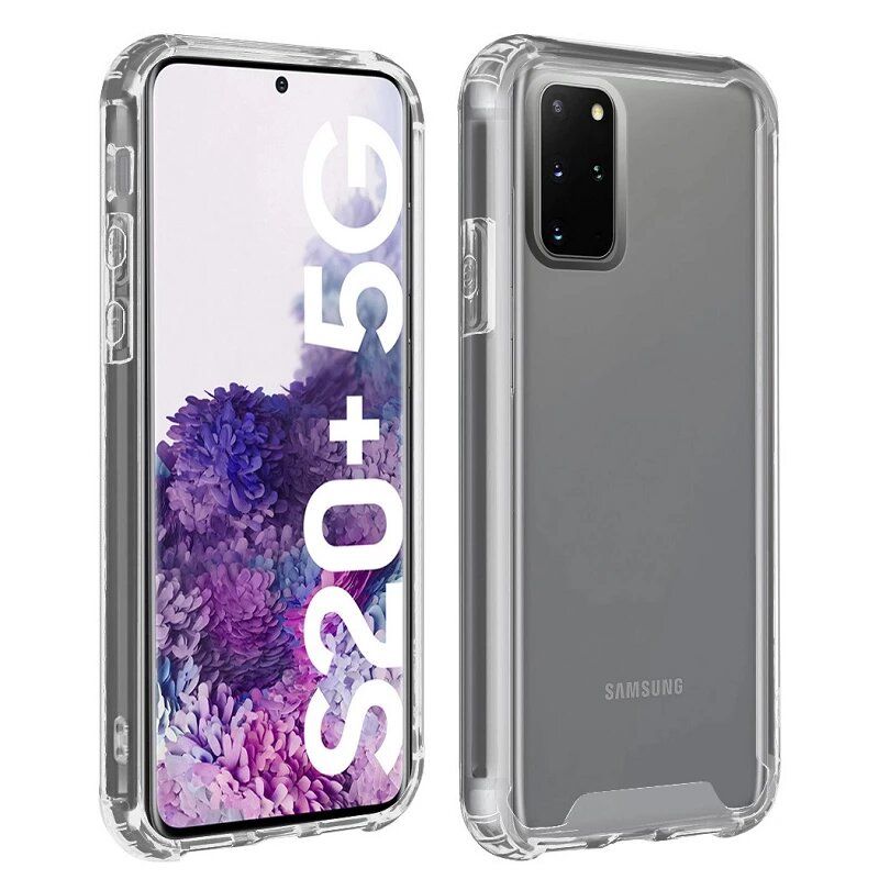Funda compatible con SAMSUNG GALAXY S20 PLUS Silicona transparente Premium reforzada