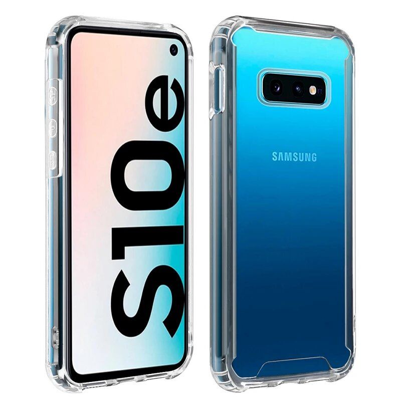 Funda compatible con SAMSUNG GALAXY S10E Silicona transparente Premium reforzada