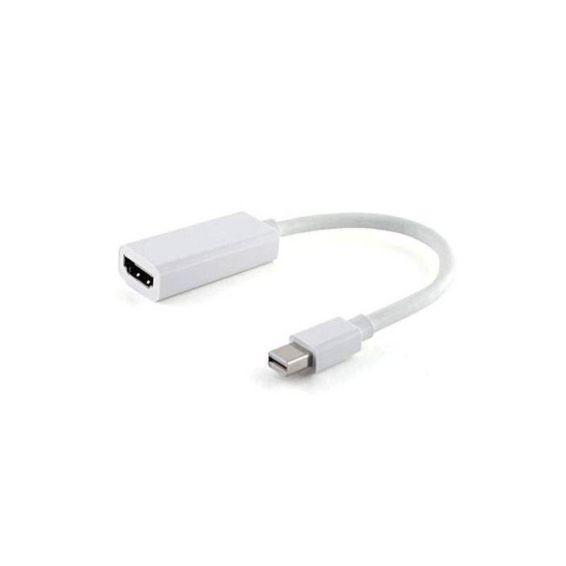 Cable adaptador Mini DisplayPort macho a HDMI hembra 4K * Compatible con Macbook, iMac, Powerbook G4