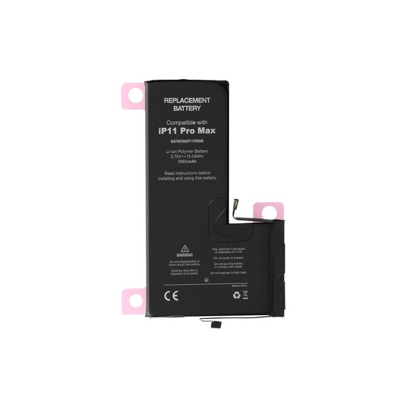 Batería compatible con IPHONE 11 PRO MAX ⋆ Válida para todos los APN ⋆ Capacidad 3969 mAh