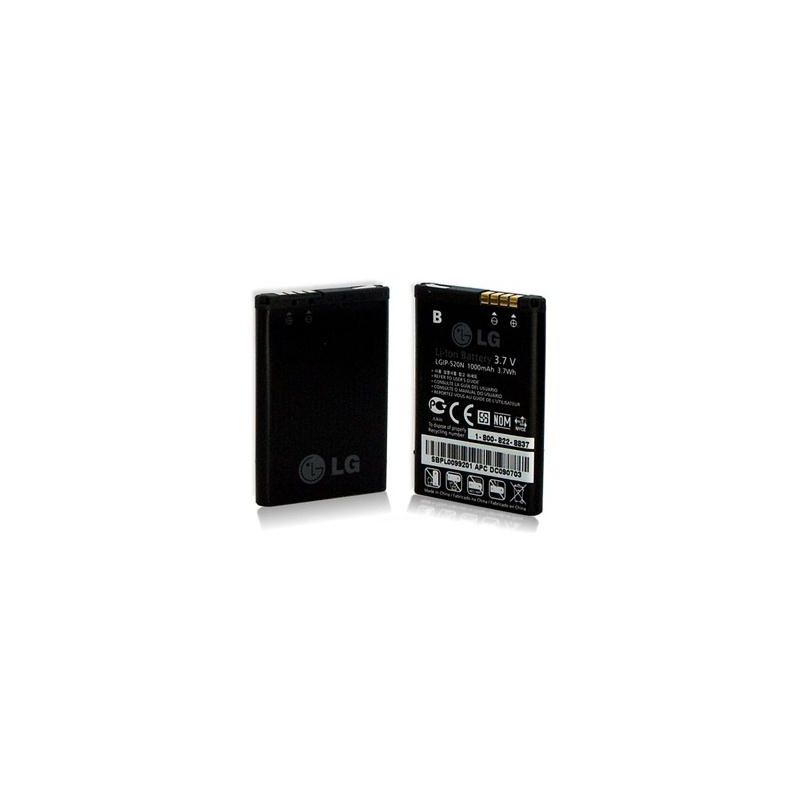 Batería original LG GD900 / CRYSTAL / BL40 CHOCOLATE ⋆ LGIP-520N ⋆ Capacidad 1000 mAh