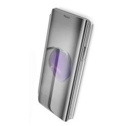 Funda compatible con XIAOMI REDMI NOTE 8 PRO Clear view soporte tapa translúcida - Violeta morado