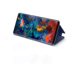 Funda compatible con XIAOMI REDMI NOTE 8 PRO Clear view soporte tapa translúcida - Violeta morado