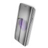 Funda compatible con XIAOMI MI 9 * Clear view tapa translúcida * Con soporte color plata