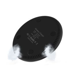 Cargador inalámbrico QI Dock * Base de carga rápida magnética 15W * Móviles iOS y Android * BLANCO