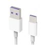 HUAWEI Cable USB 3.1 a Tipo C Original * HL1289 * Carga rápida 5A * 1m blanco * Sin blister * Compatible con SuperCharge