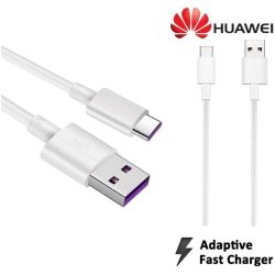 HUAWEI Cable USB 3.1 a Tipo C Original * HL1289 * Carga rápida 5A * 1m blanco * Sin blister * Compatible con SuperCharge