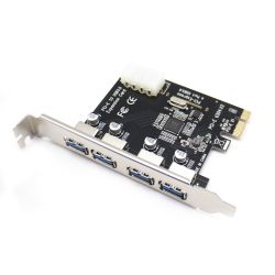 Tarjeta PCI-e para ampliación a 4 Puertos USB 3.0