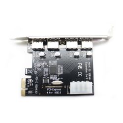 Tarjeta PCI-e para ampliación a 4 Puertos USB 3.0