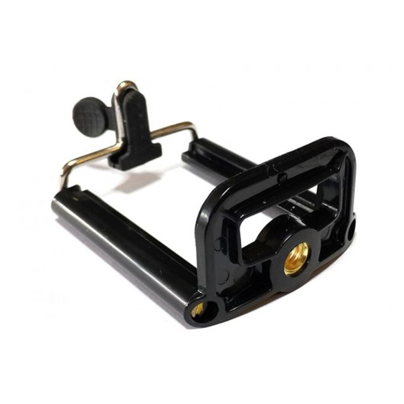 Soporte adaptador universal extensible para móvil y cámara deportiva ⋆ Trípode / aro de luz / palo selfie ⋆ 5,5–8,5 cm