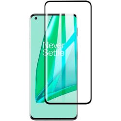 Cristal templado ONEPLUS 9 PRO * Borde negro * Protector de pantalla resistente y preciso