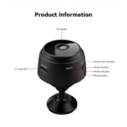 Mini cámara A9 WiFi HD 1080p Grabadora de voz, de vídeo inalámbrica vigilancia Hogar inteligente Seguridad bebés mascotas