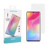 Protector de pantalla compatible con XIAOMI MI NOTE 10 LITE * Cristal templado curvo * Pegamento luz lámpara UV