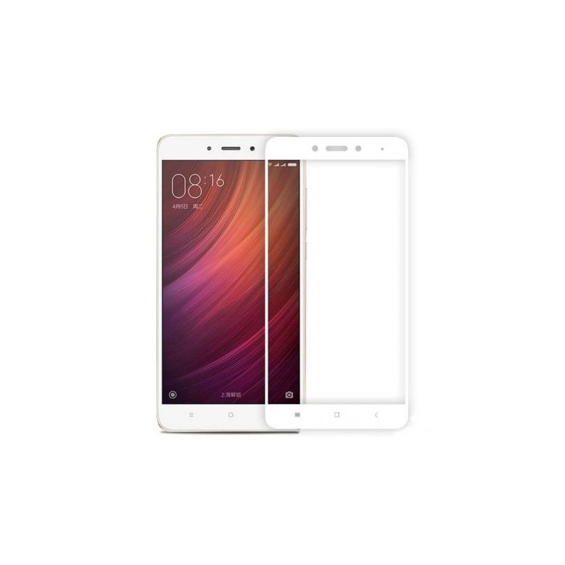 Cristal templado XIAOMI REDMI NOTE 4 Borde blanco Protector de pantalla Compatible