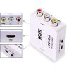 AV2HDMI Adaptador conversor AV a HDMI 1080p 720p Monitor TV portátil DVD cámara etc blanco