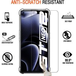 Protector de pantalla compatible con REALME GT NEO 3T / GT NEO 2 / GT 2 * Cristal templado plano dureza 9H