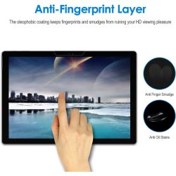 Protector de pantalla compatible con MICROSOFT SURFACE PRO 4 / 5 / 6 / 7 * Cristal templado dureza 9H