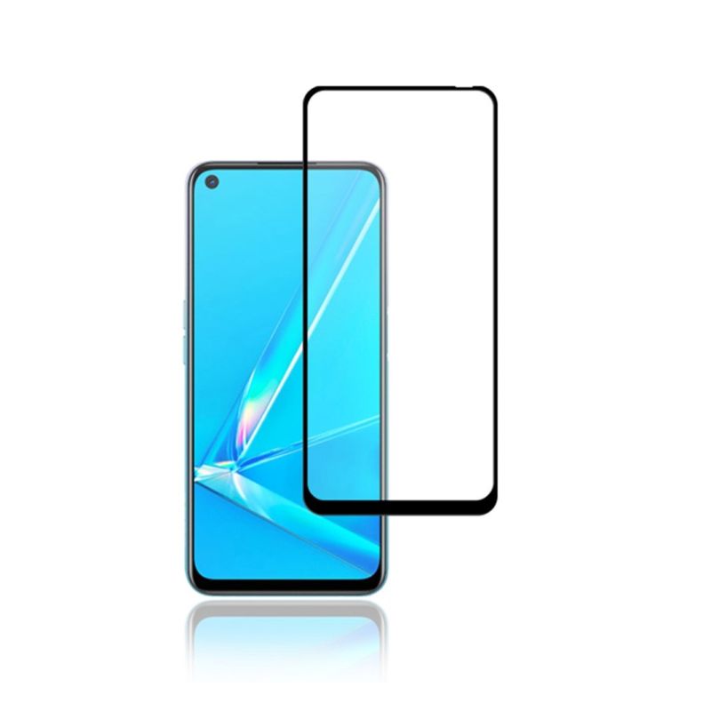 Protector de pantalla compatible con REALME A52 / A72 / A92 * Cristal templado borde negro dureza 9H