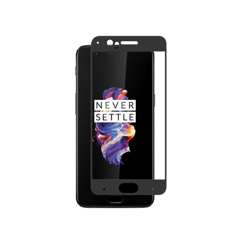 Cristal templado 1+ ONEPLUS 5 11D Borde negro Protector de pantalla