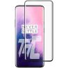 Protector de pantalla compatible con ONEPLUS 7 PRO / 7T PRO * Cristal templado borde negro