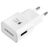 SAMSUNG Cargador adaptador de red USB original EP-TA20EWE * Blanco 2A carga rápida